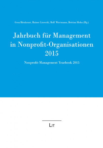 Jahrbuch für Management in Nonprofit-Organisationen 2015