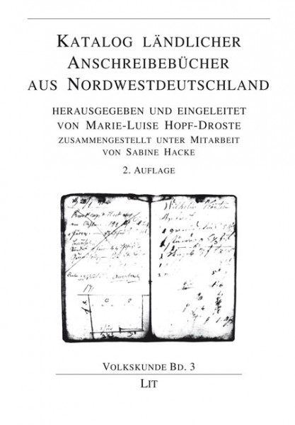 Katalog ländlicher Anschreibebücher aus Nordwestdeutschland