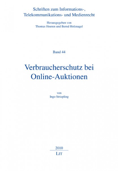 Verbraucherschutz bei Online-Auktionen