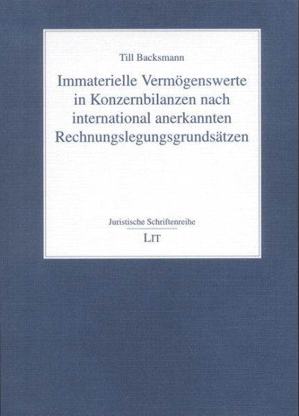 Immaterielle Vermögenswerte in Konzernbilanzen nach international anerkannten Rechnungslegungsgrundsätzen