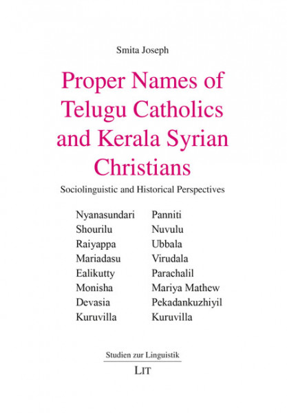 Proper Names of Telugu Catholics and Kerala Syrian Christians