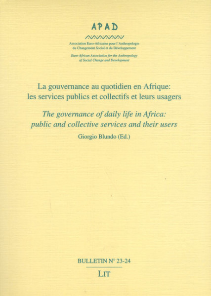 La gouvernance au quotidien en Afrique: les services publics et collectifs et leurs usagers