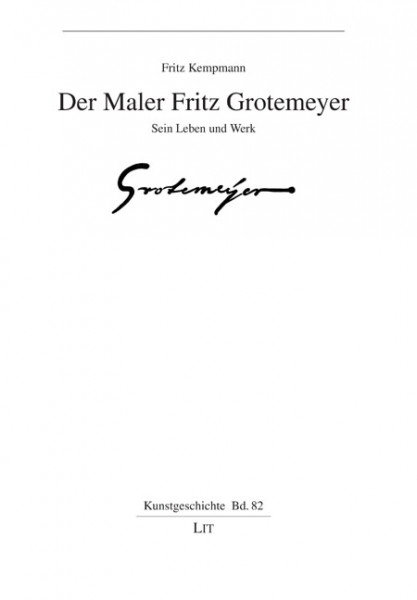 Der Maler Fritz Grotemeyer