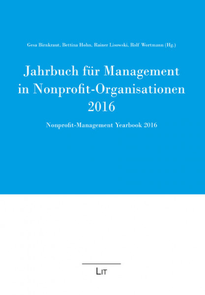 Jahrbuch für Management in Nonprofit-Organisationen 2016